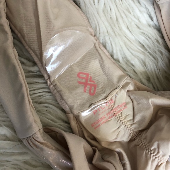 PilyQ Shell Ring Side Halter Basic Ruched Bikini - Picture 8 of 11